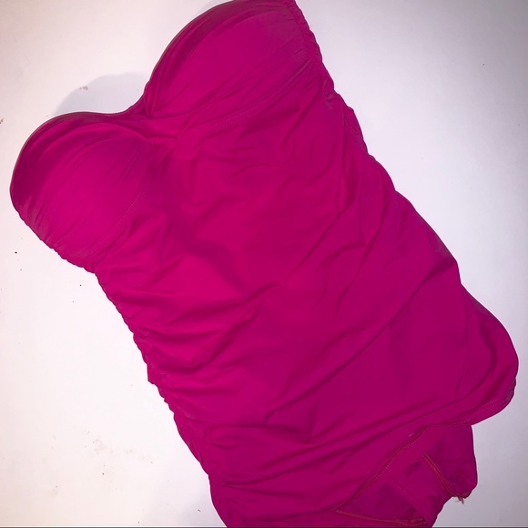 Tommy Bahama hot pink swim suit dress one piece - Picture 3 of 8